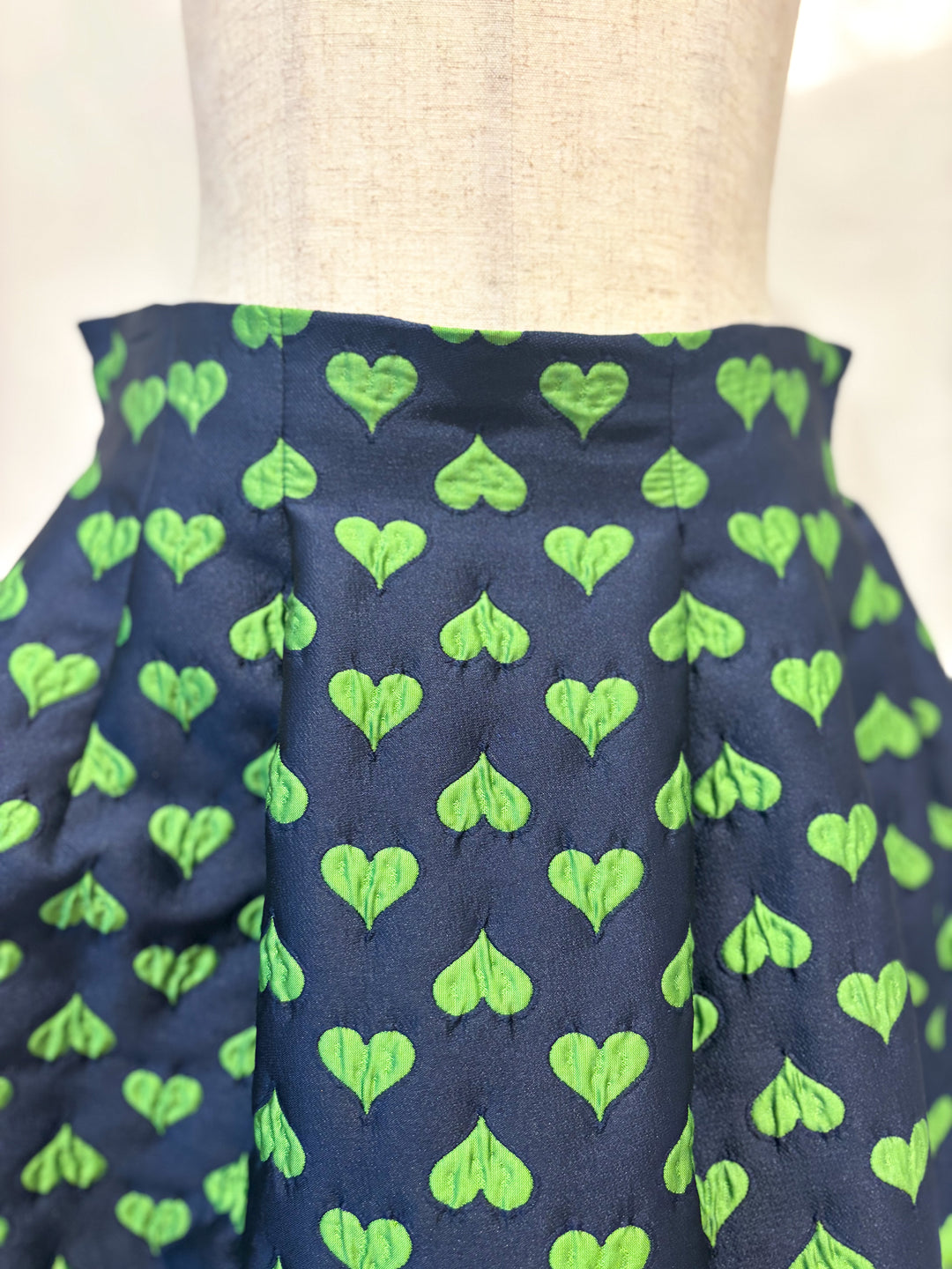 ハートジャガードスカート