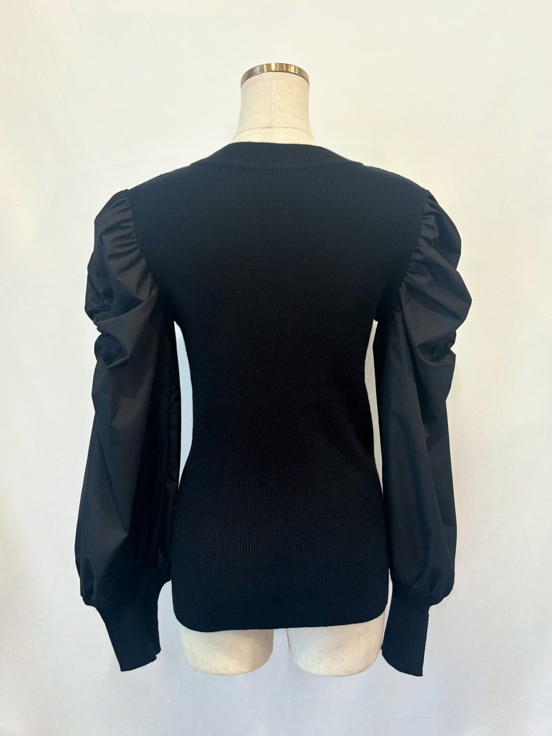 パワショル切替ニットトップス