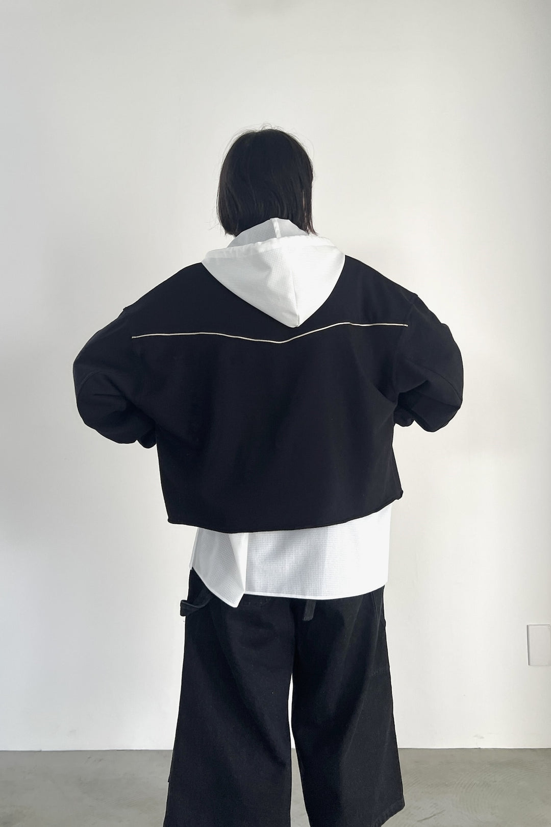 ミニ裏毛ウエスタンシャツ