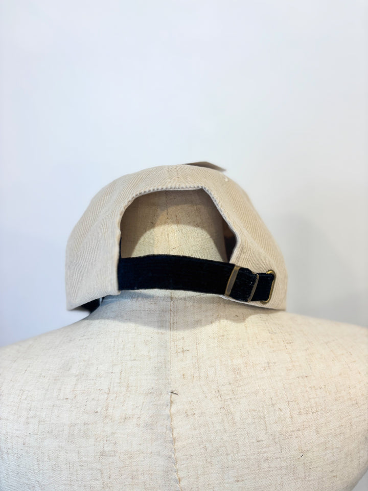 コーデュロイロゴキャップ