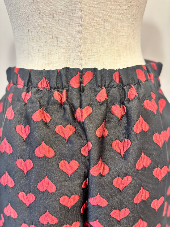 ハートジャガードスカート