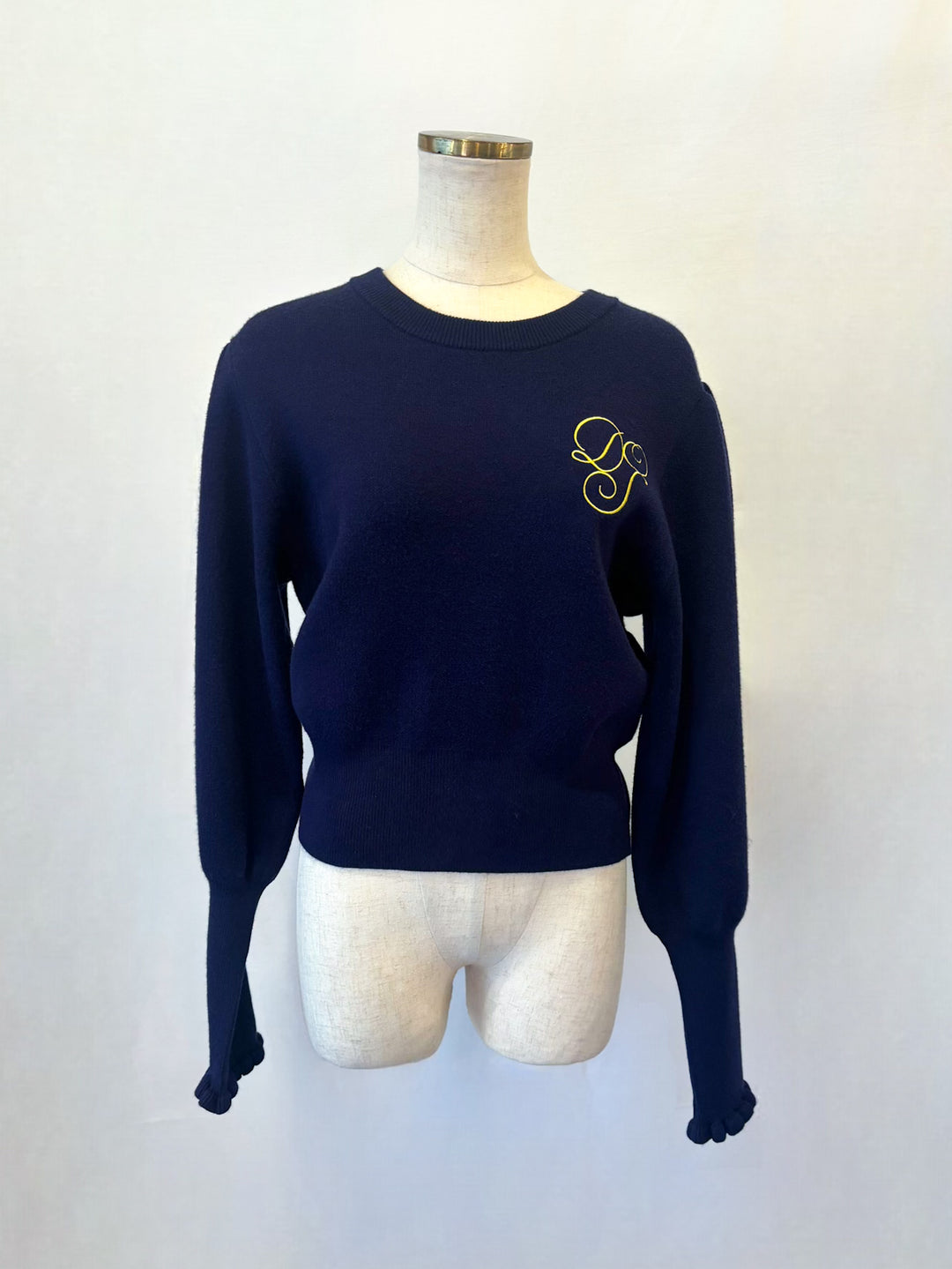 DOS刺繍ロゴニット