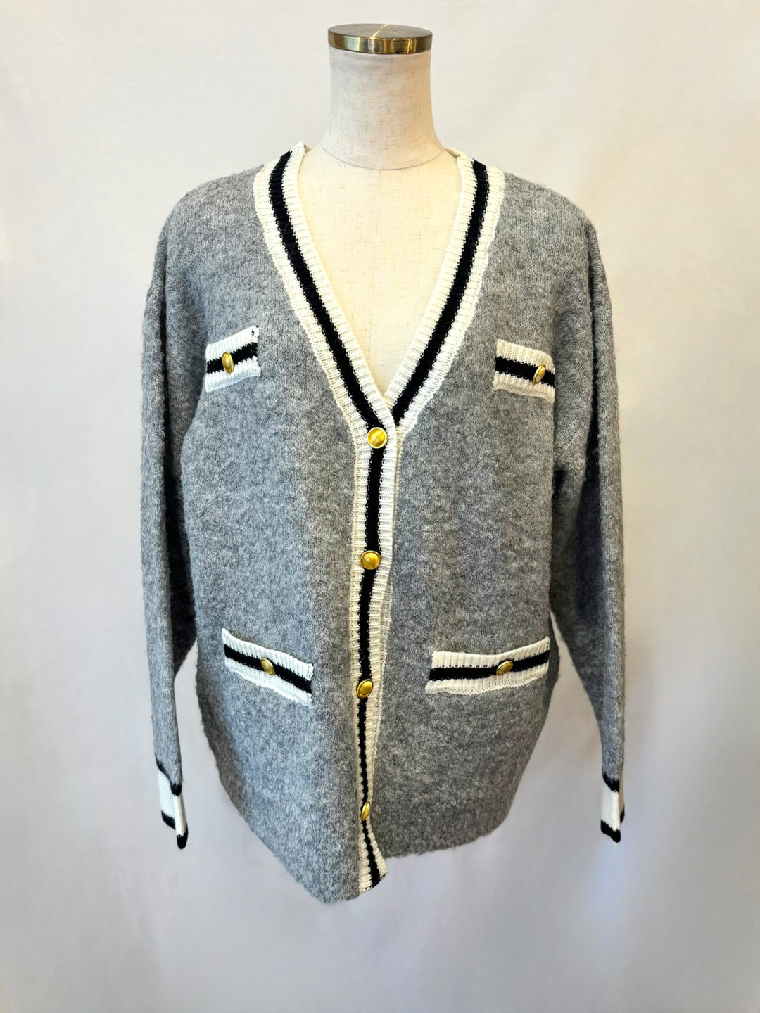 ブークレニットカーディガン