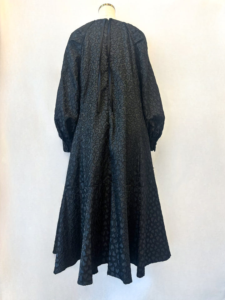 ハートジャガードロングワンピース