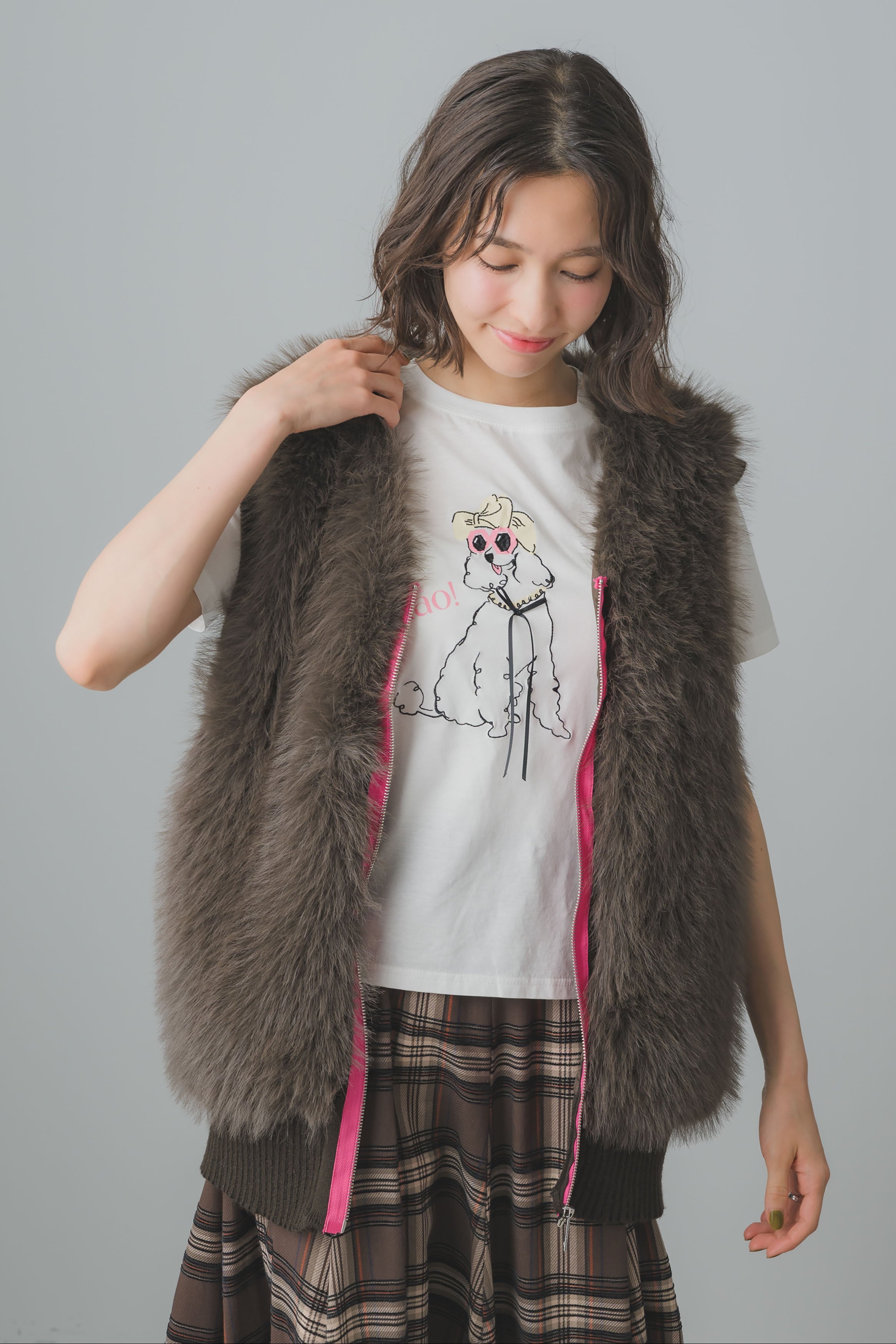 SYSORUS/シャイニーファーベスト/タグ付き SYSORUS(シソラス) シャイニーファーベスト 229345 | SYSORUS