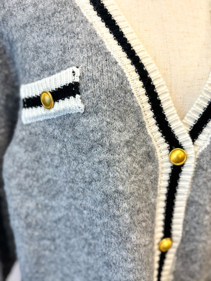 ブークレニットカーディガン