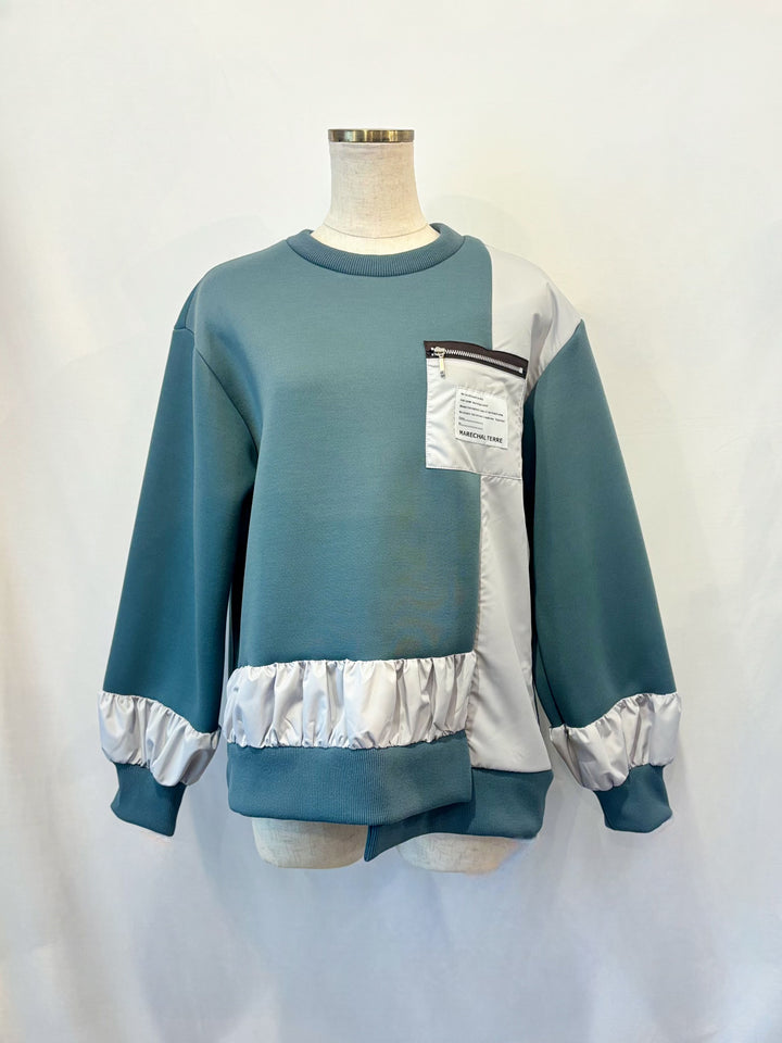 コンビネーションギャザートップス