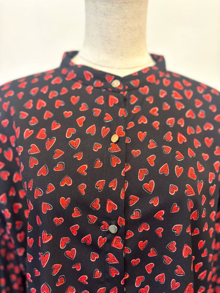 ハートブラウス