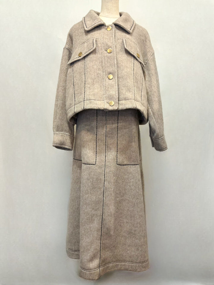 ステッチジャケット✴︎セットアップ対応