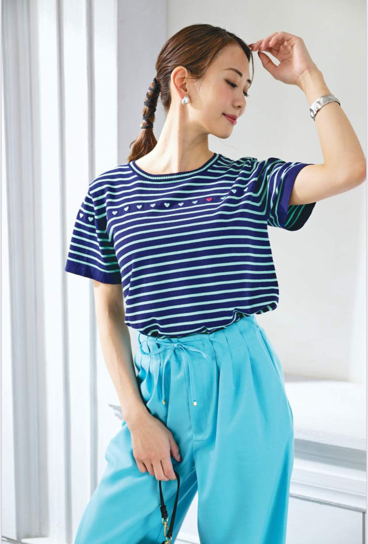 シアーハートTシャツ