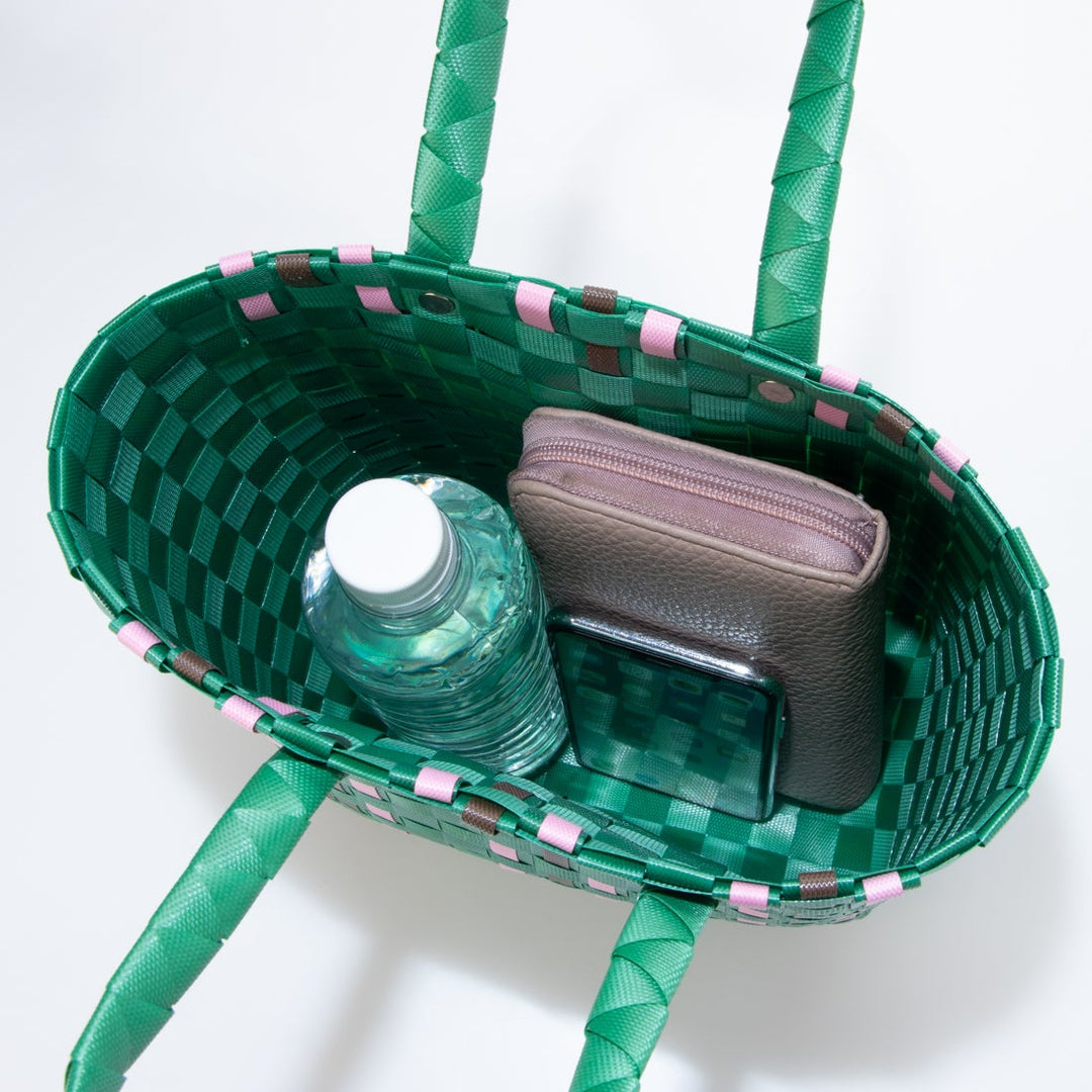 カゴトートバッグ GREEN