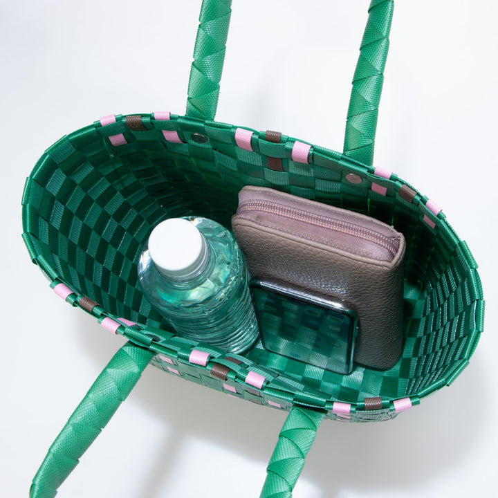 カゴトートバッグ GREEN