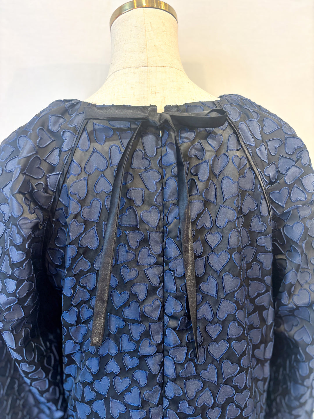 ハートジャガードロングワンピース