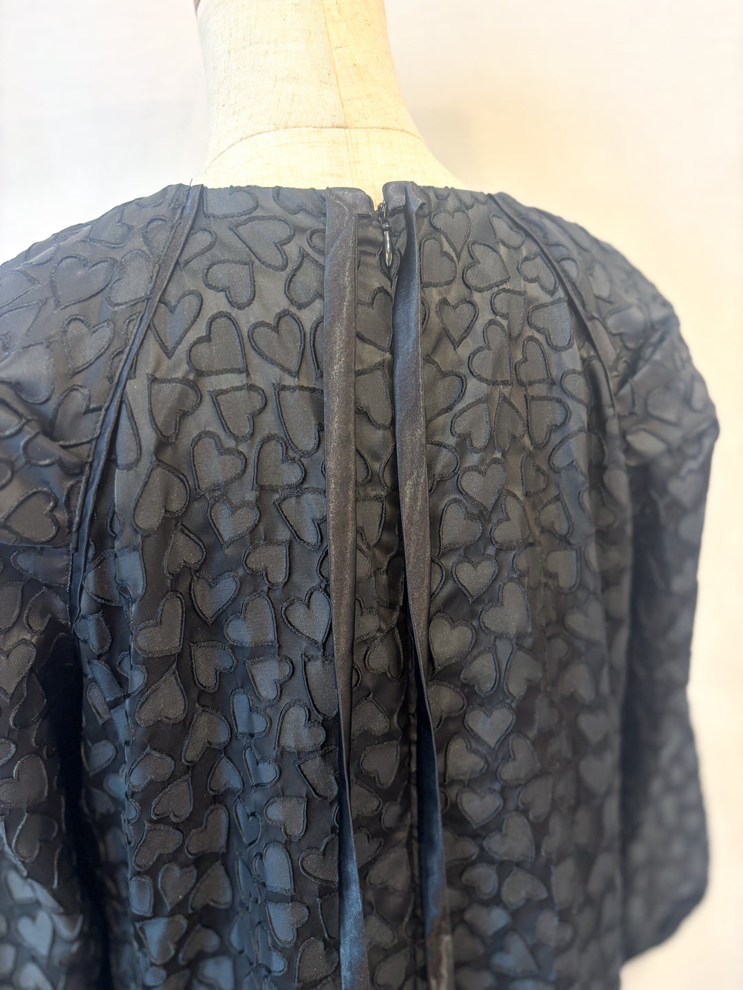 ハートジャガードロングワンピース