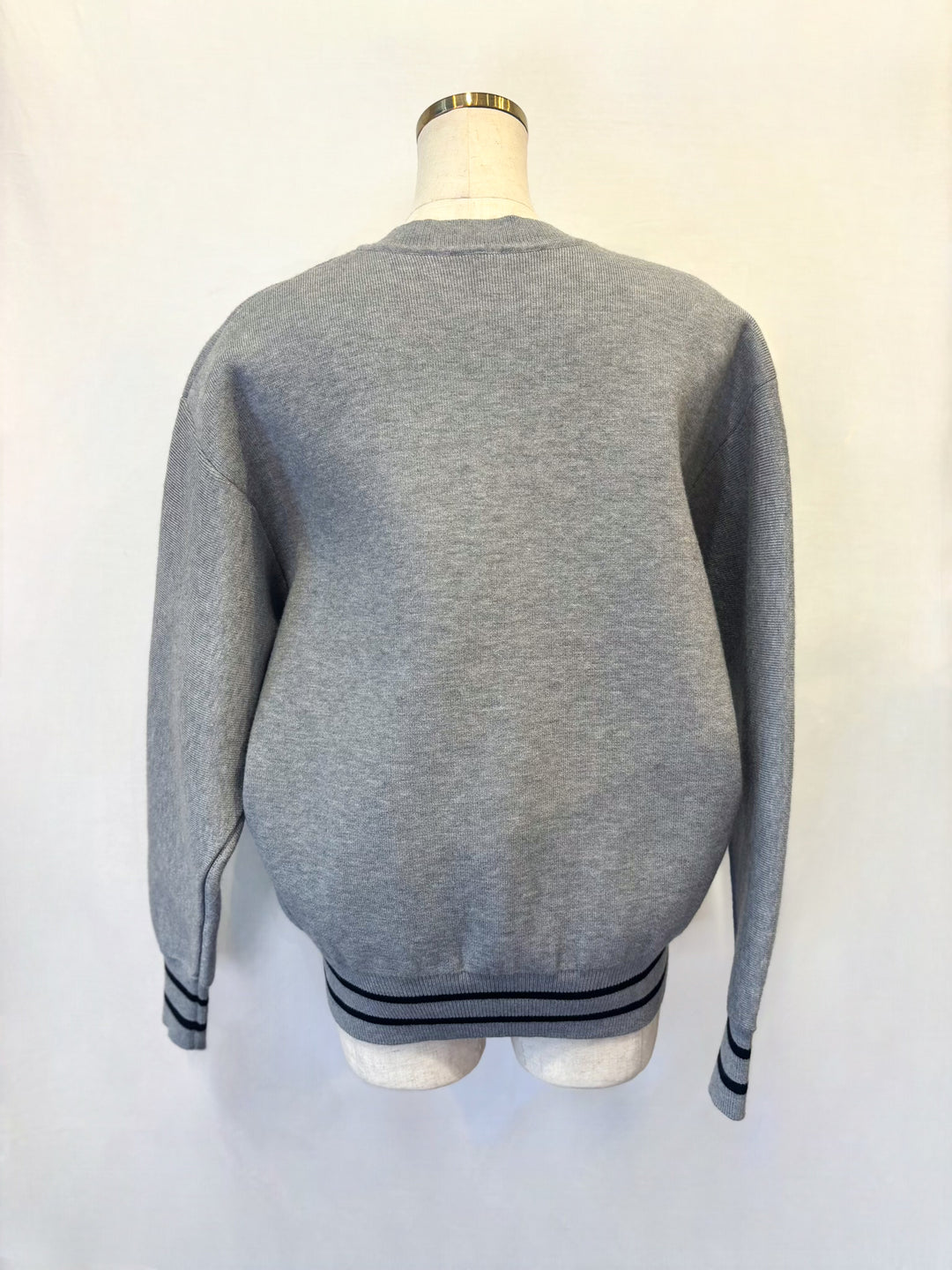 ニットロゴブルゾン