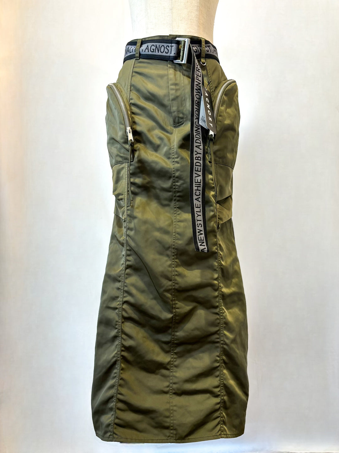 ロゴベルトタイトマーメイドスカート