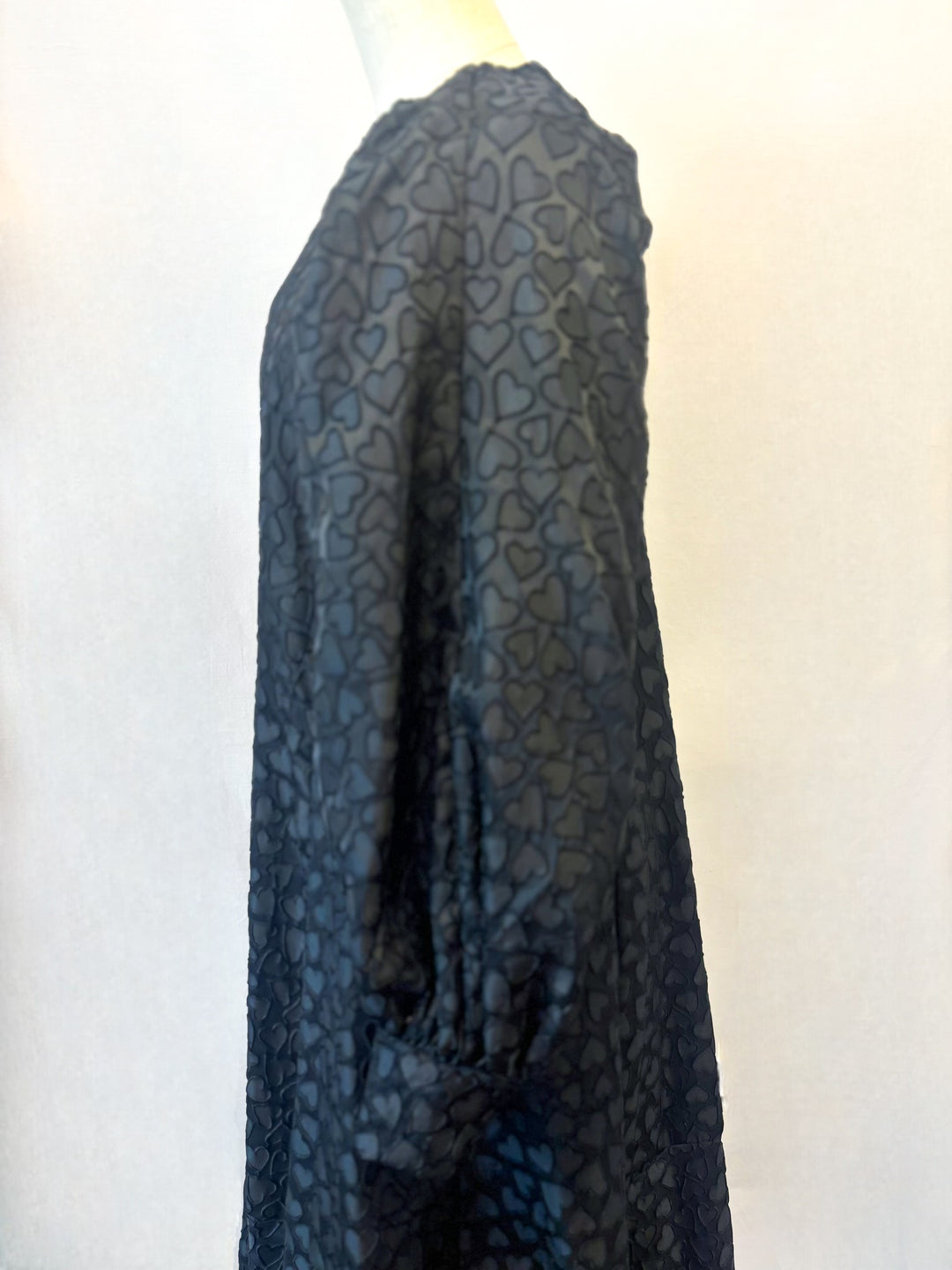 ハートジャガードロングワンピース