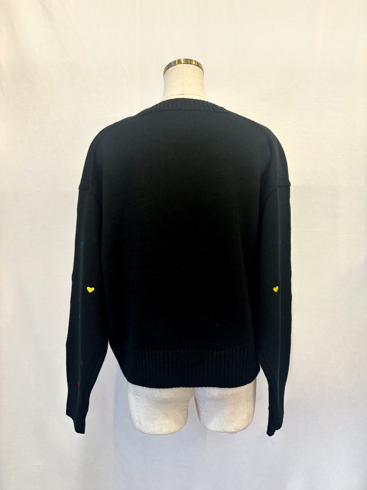 カラフルハートニット