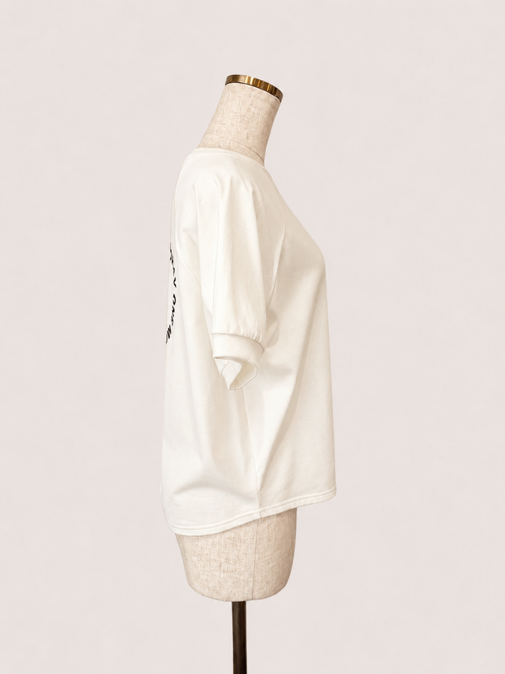 バックハートロゴTシャツ