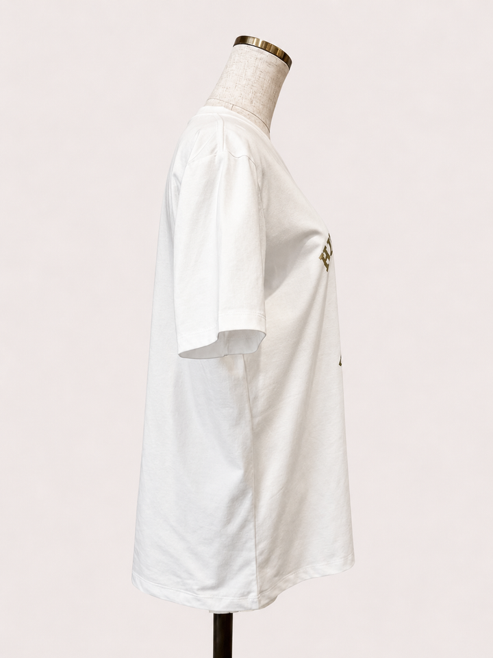 フレンチブルモチーフロゴ箔Tシャツ