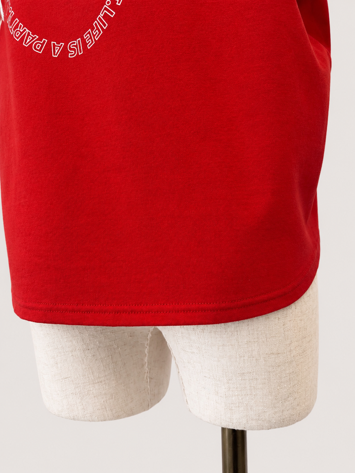 バックハートロゴTシャツ