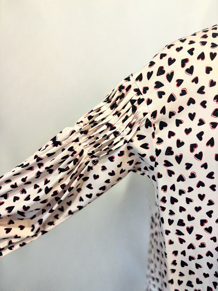 ハートブラウス