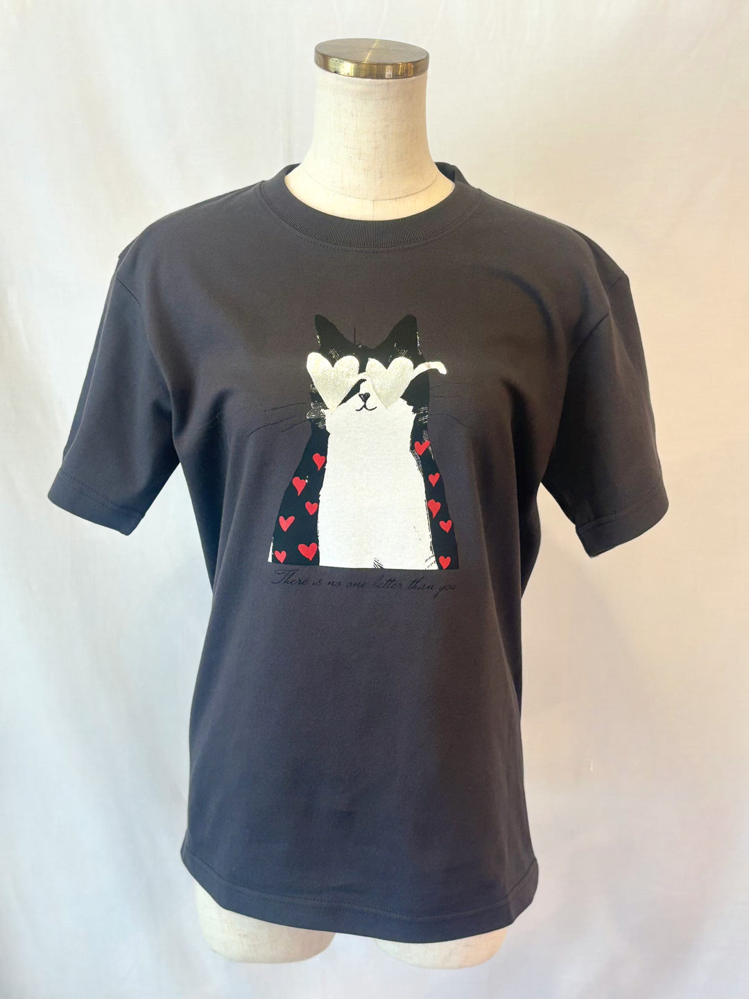 catプリントTシャツ