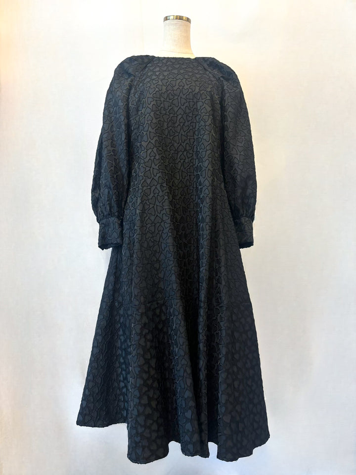 ハートジャガードロングワンピース