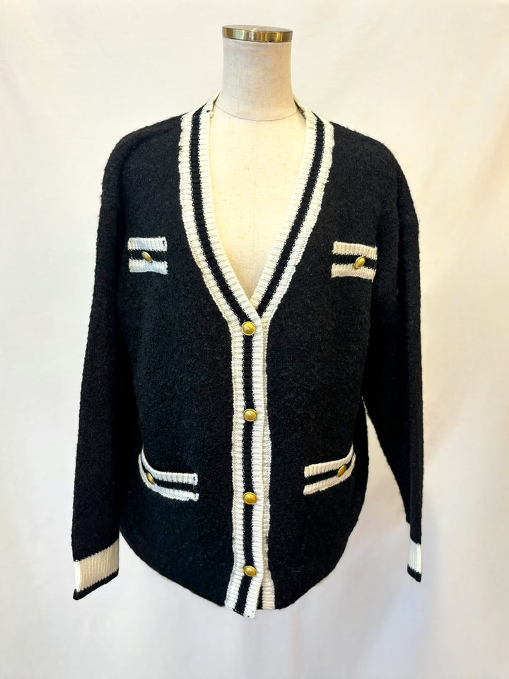 ブークレニットカーディガン