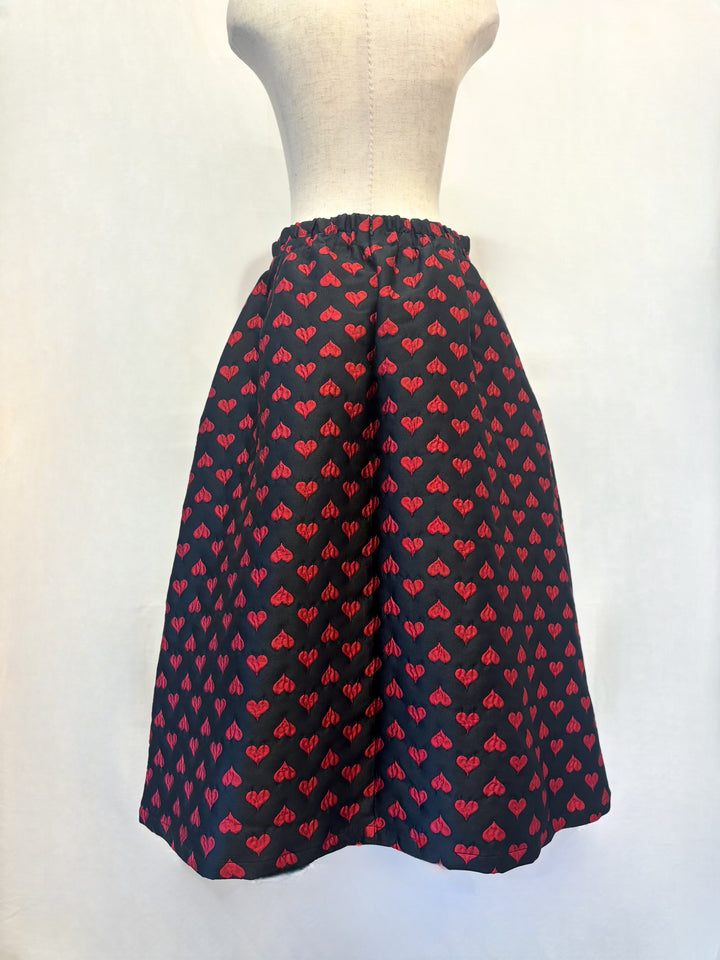 ハートジャガードスカート