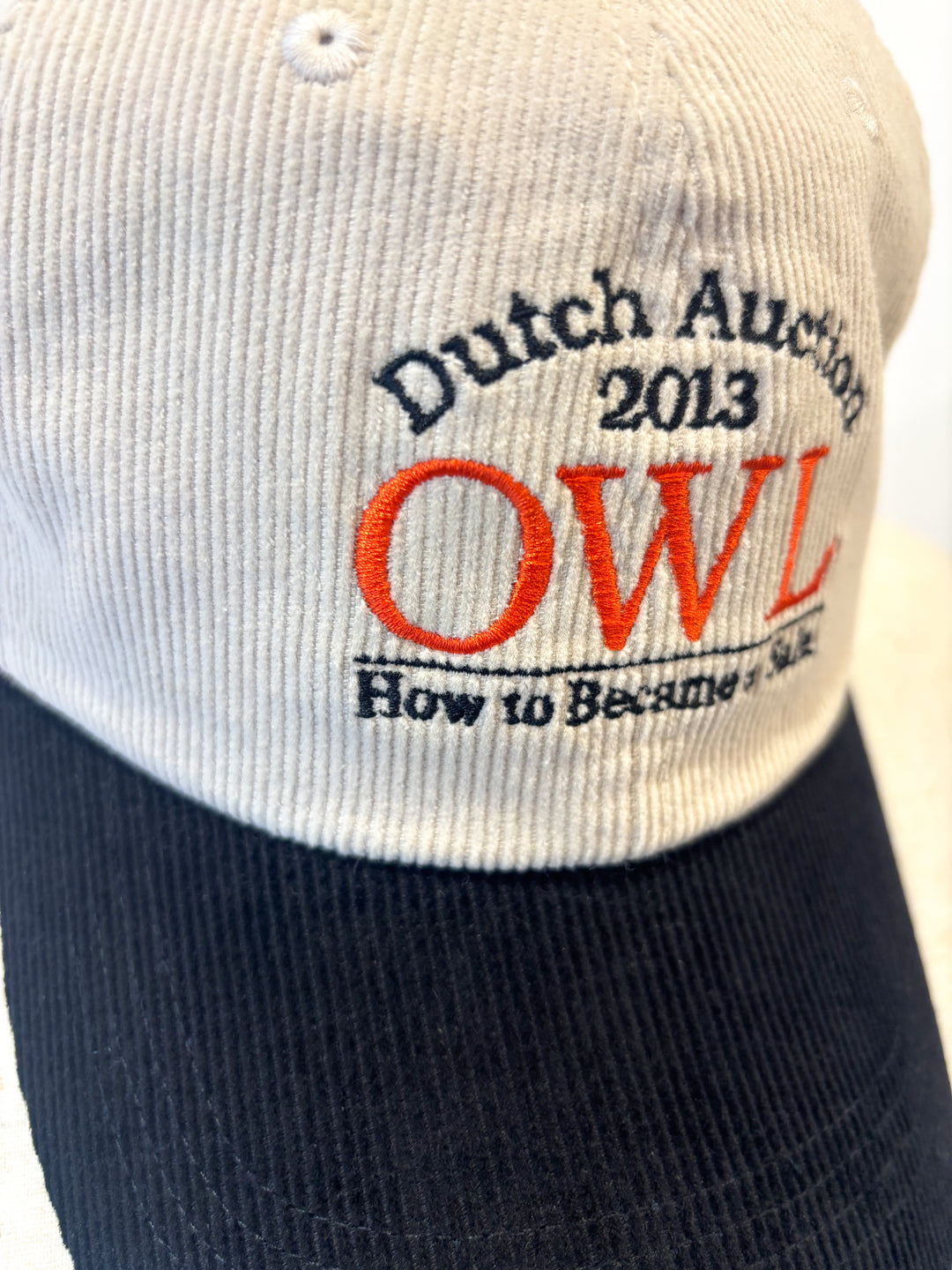 コーデュロイロゴキャップ