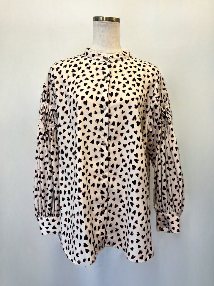 ハートブラウス