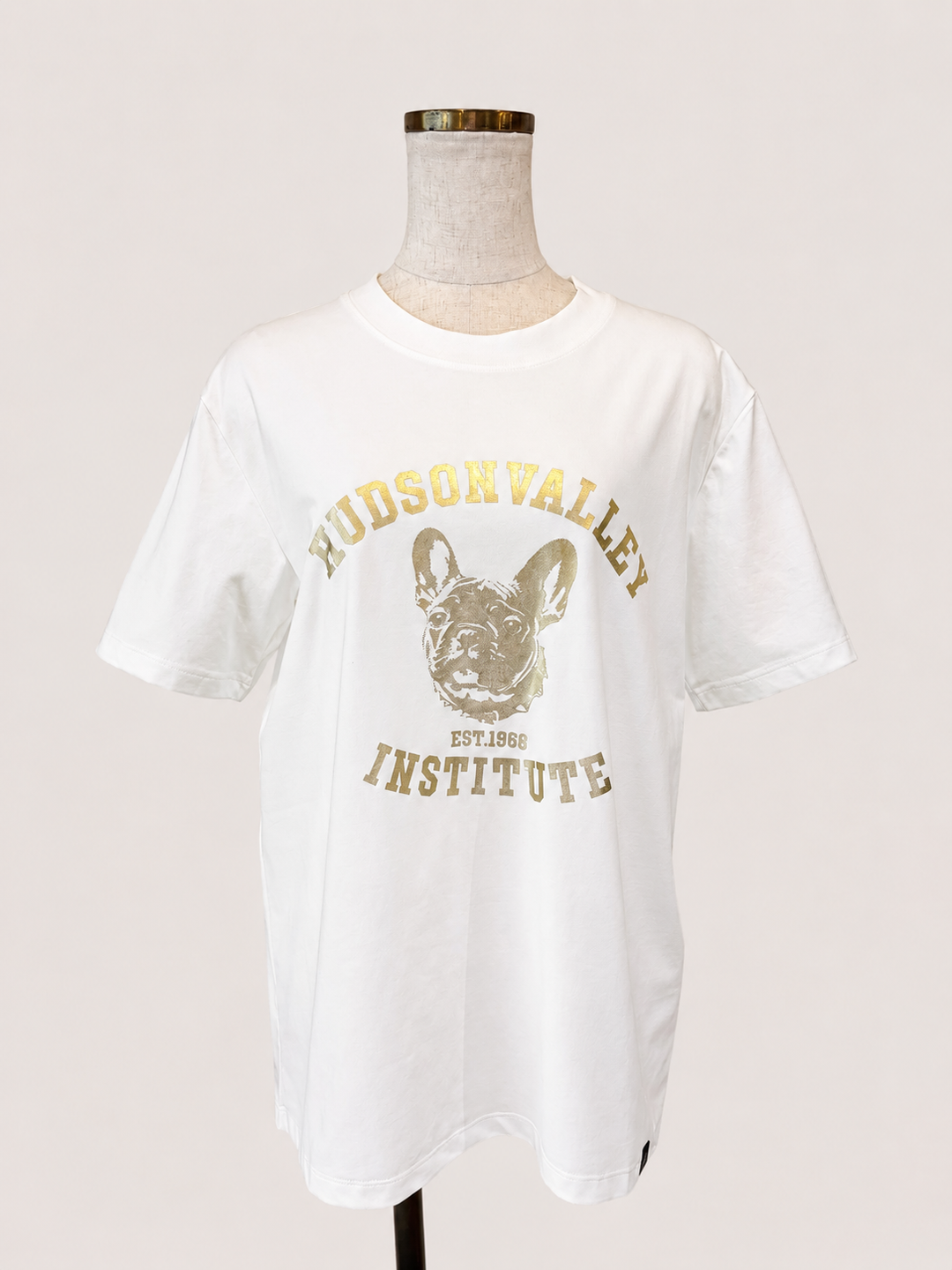 フレンチブルモチーフロゴ箔Tシャツ
