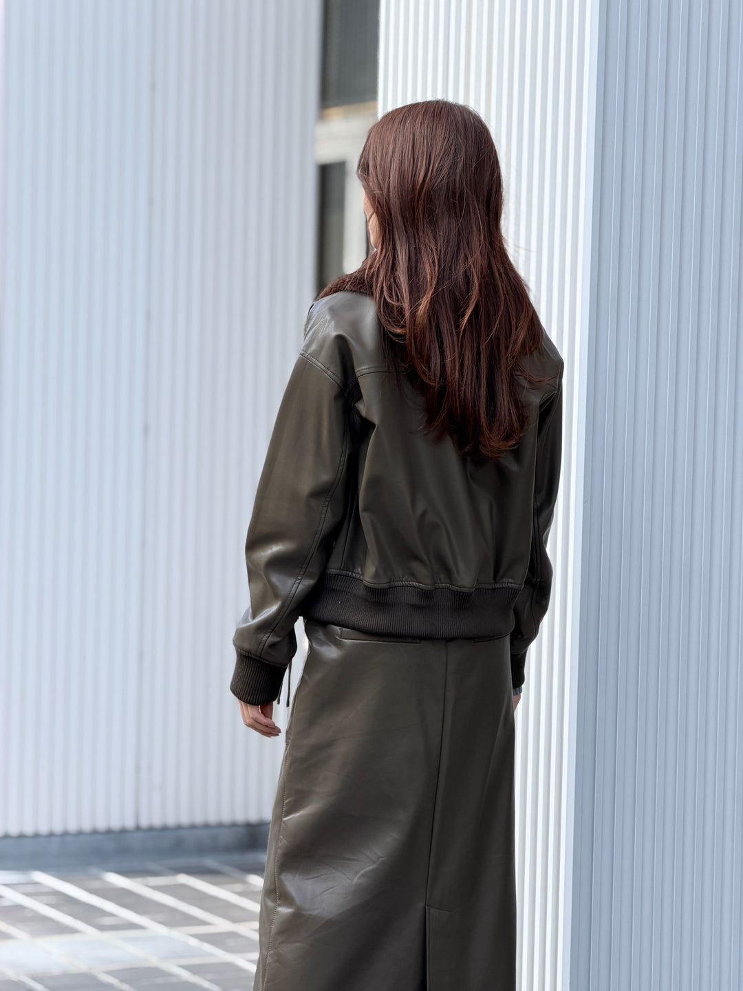 エコレザーブルゾン