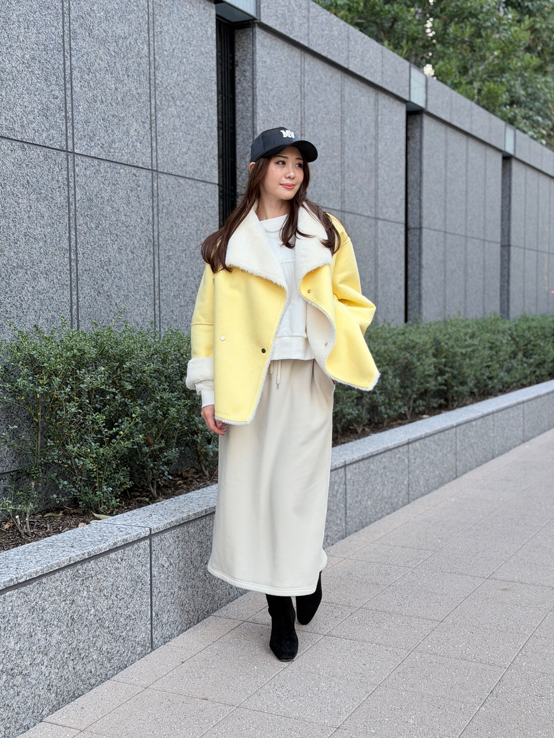 エコムートンリバーシブルミドルコート