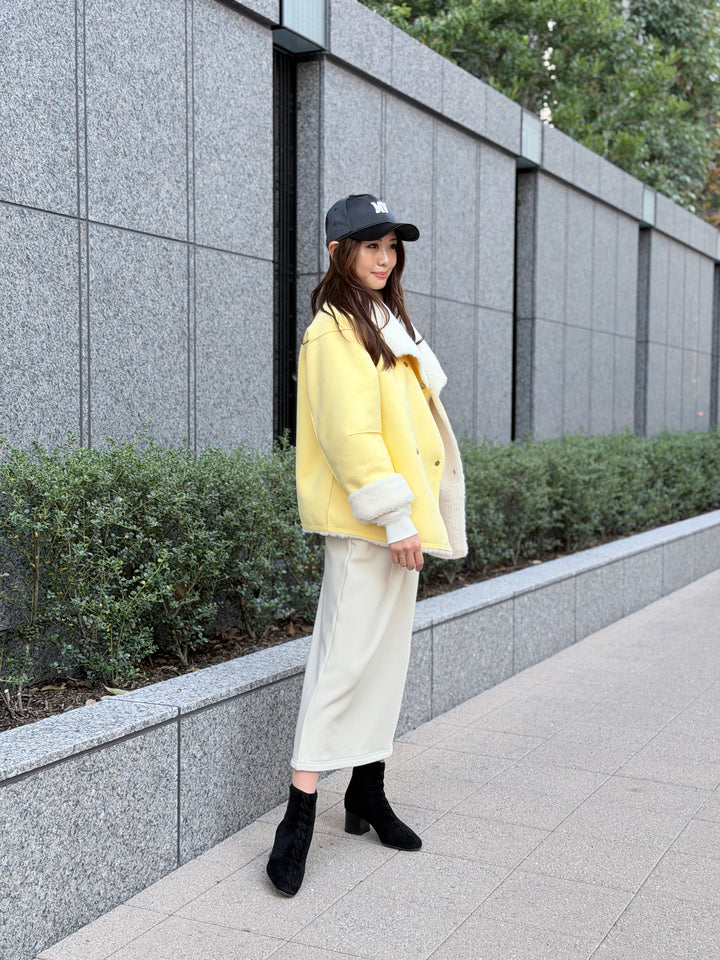 エコムートンリバーシブルミドルコート