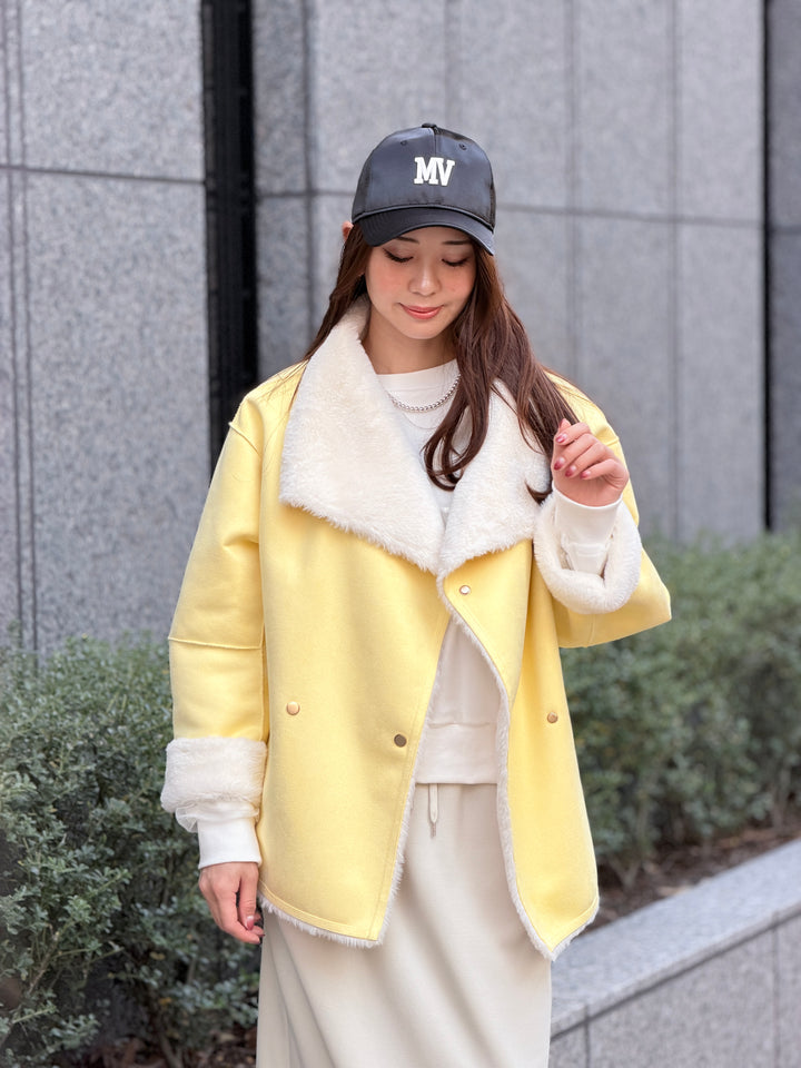 エコムートンリバーシブルミドルコート