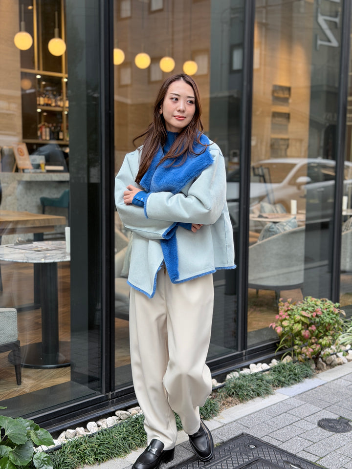 エコムートンリバーシブルミドルコート