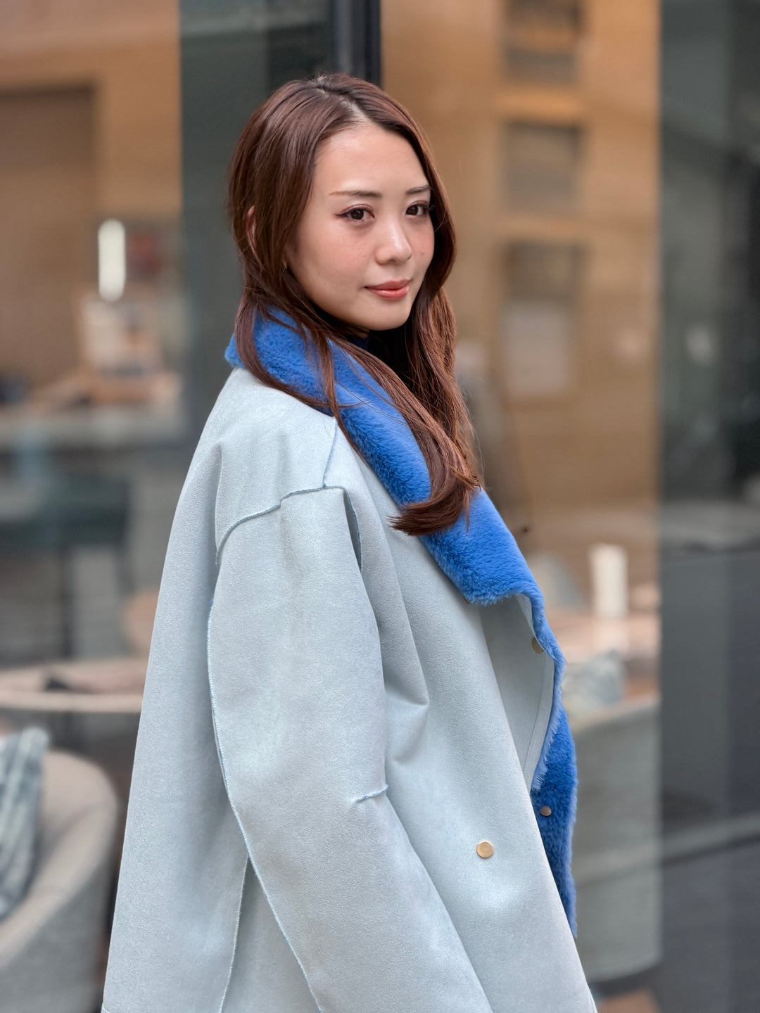 エコムートンリバーシブルミドルコート