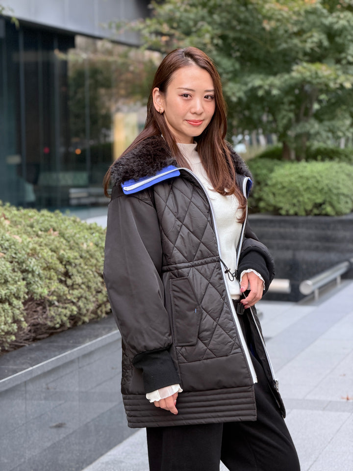 キルティングブルゾン