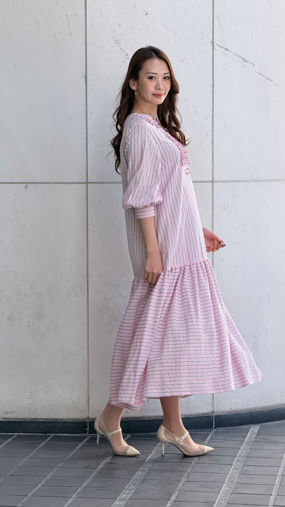 春色ストライプワンピース – DOS DIOSAS