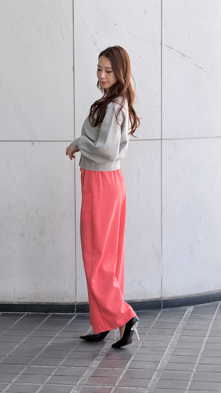 カラーワイドパンツ