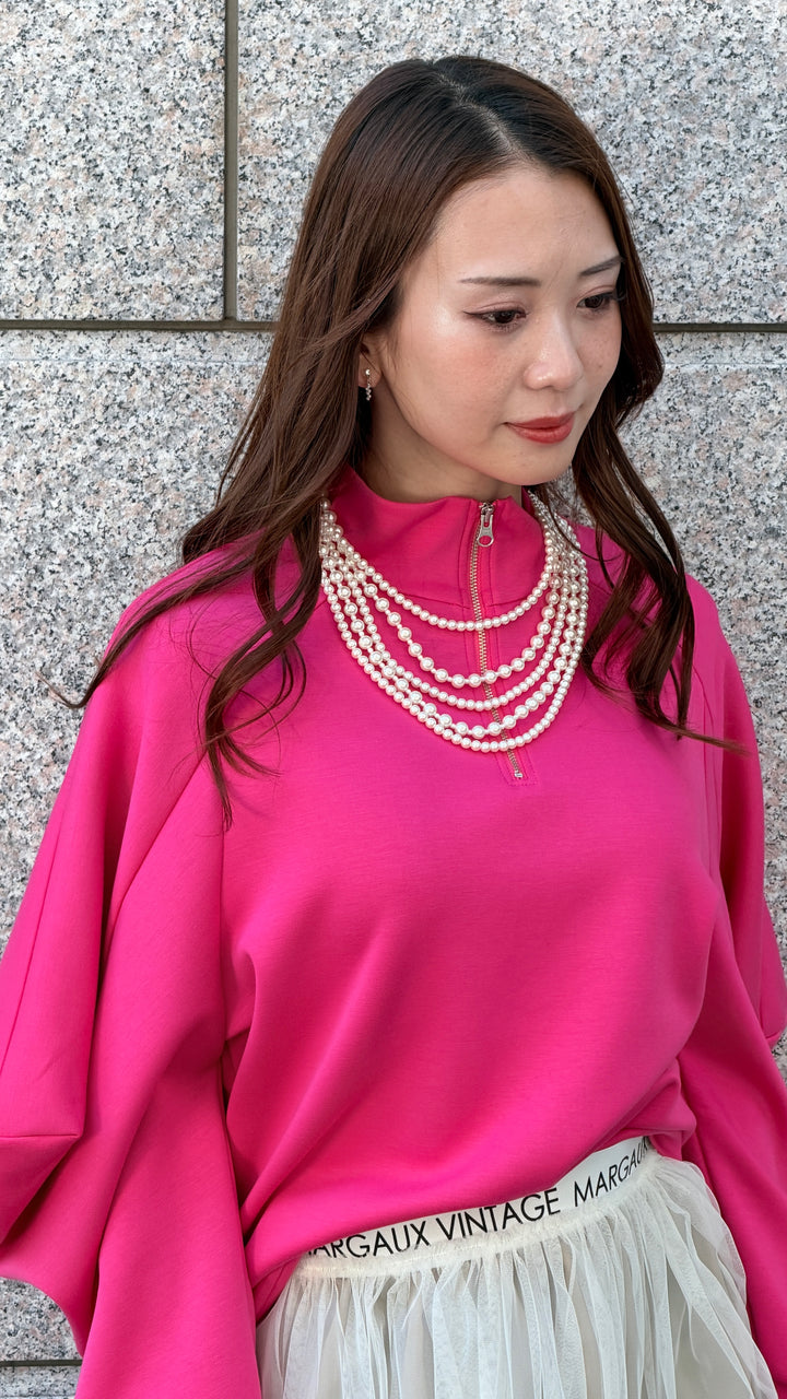 5連パールネックレス