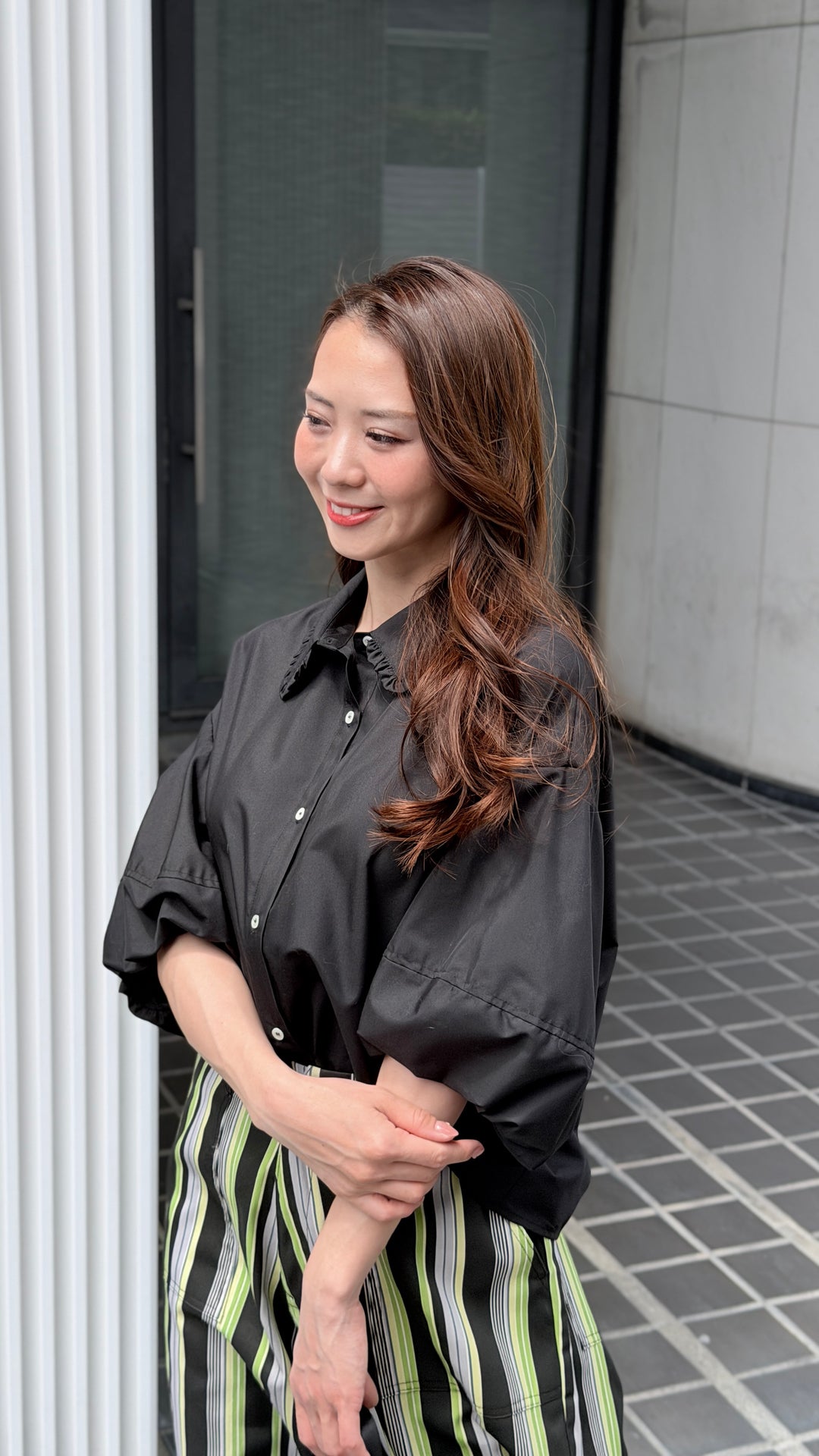 バルーンスリーブブラウス