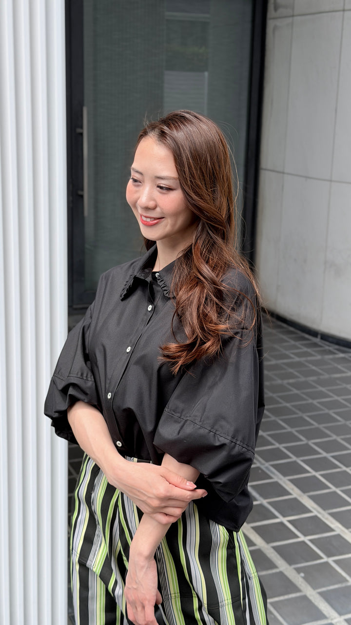 バルーンスリーブブラウス
