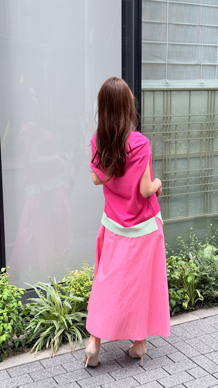フェイクアンサンブルシアートップス