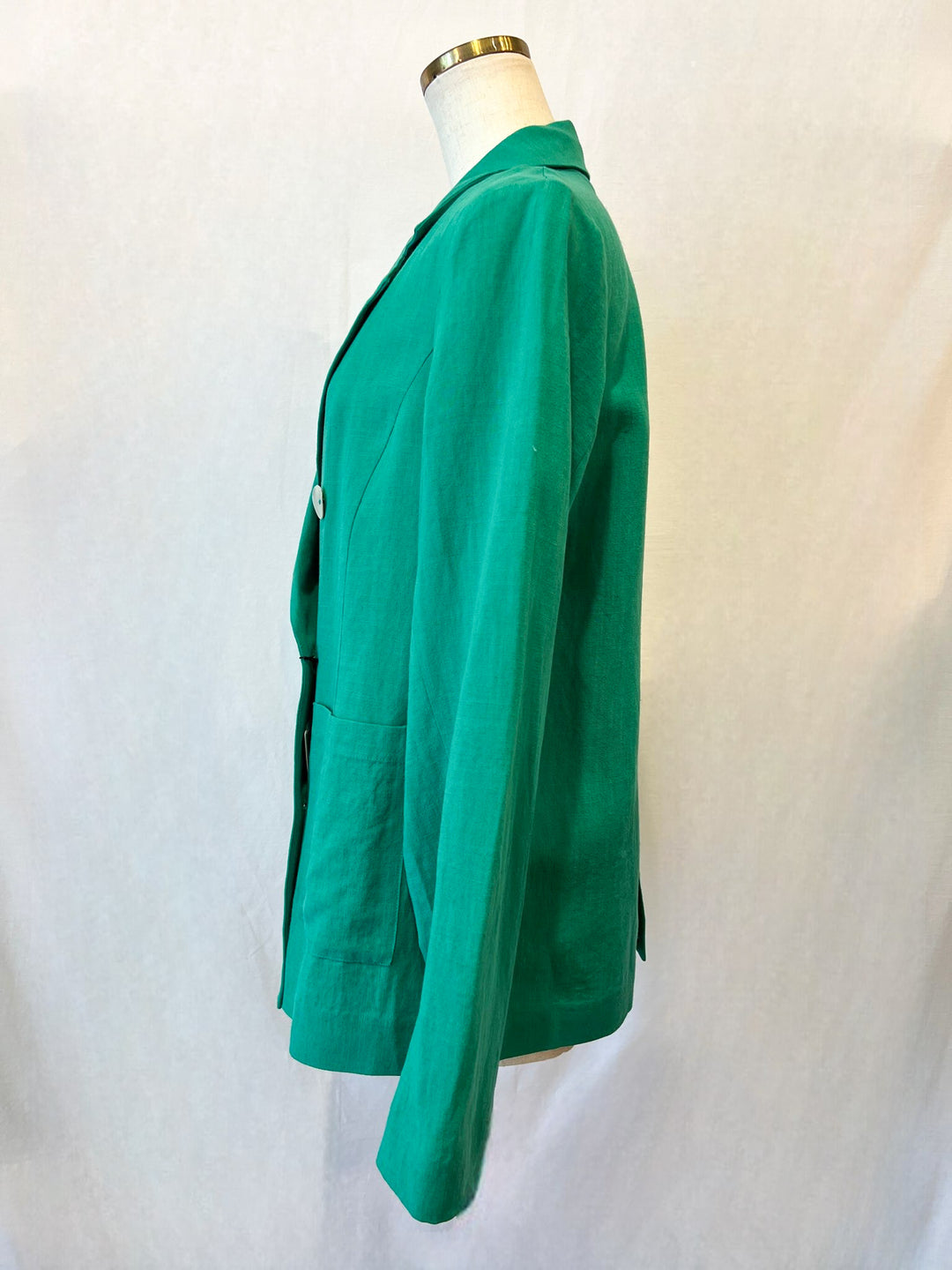 麻テーラードジャケット