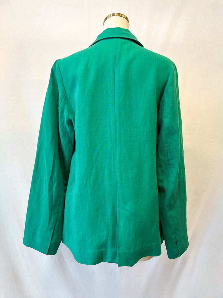 麻テーラードジャケット