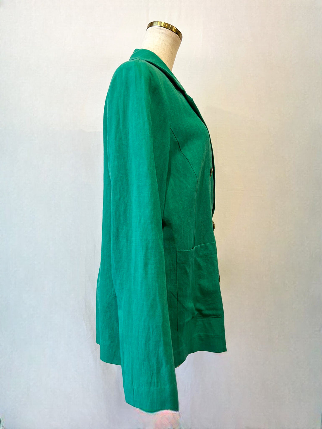 麻テーラードジャケット