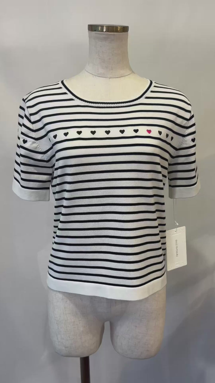 シアーハートTシャツ